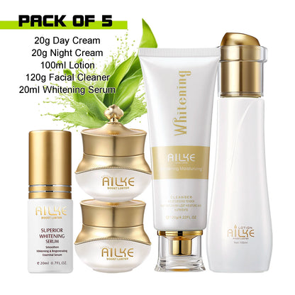 AILKE Anti-Aging Wrinkle Whitening Skin Care Face Cream With Collagen Rose Moisturizing Brightening Women Facial Korean Cosmetic